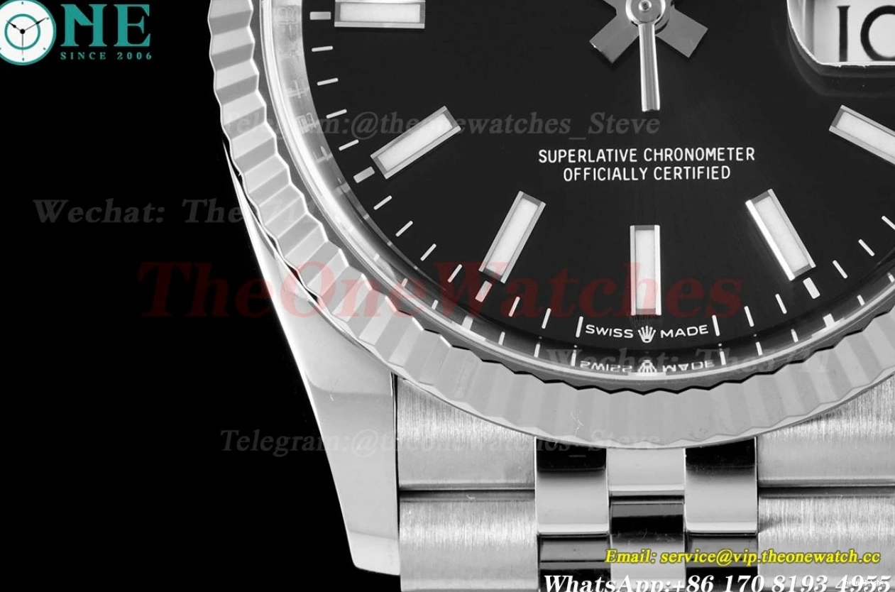 SS Black SH3235 Jub Clean Stk 126234 SS Datejust 36mm 0103